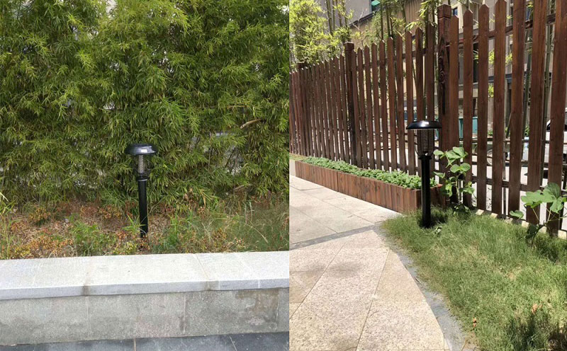 小區戶(hù)外滅蚊燈安裝使用效果案例